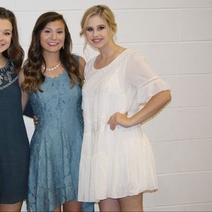 Altar’d State white flowy dress